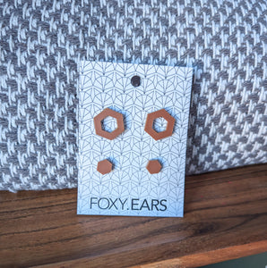 Hexagon Studs